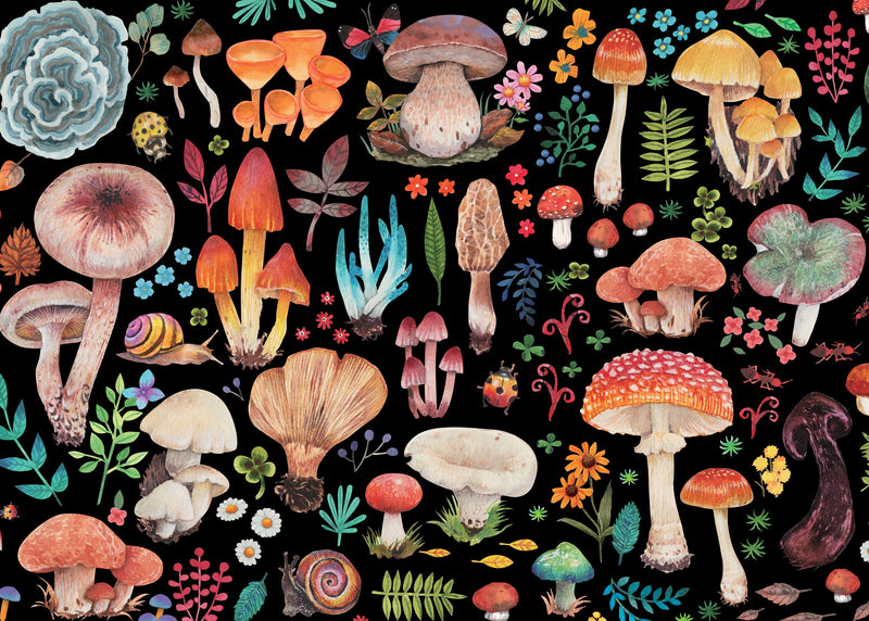 Mushrooms 1000 Piece Jigsaw Puzzle