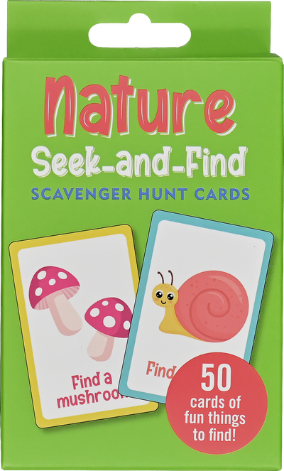 Nature Seek-and-Find Scavenger Hunt Cards