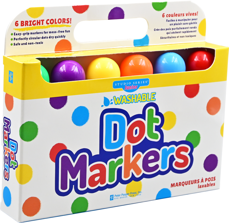 Studio Series Jr. Washable Dot Markers (Set of 6)