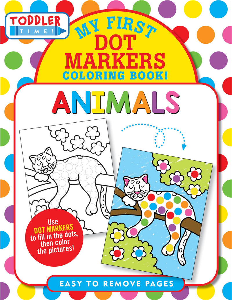 Animals Dot Markers Coloring Book