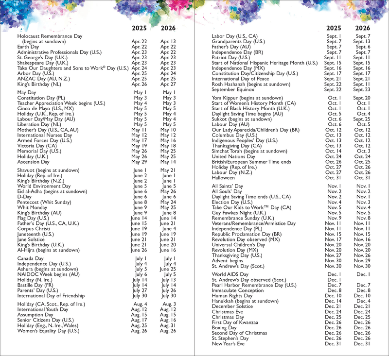 2025-26 Hydrangeas 2-Year Pocket Planner