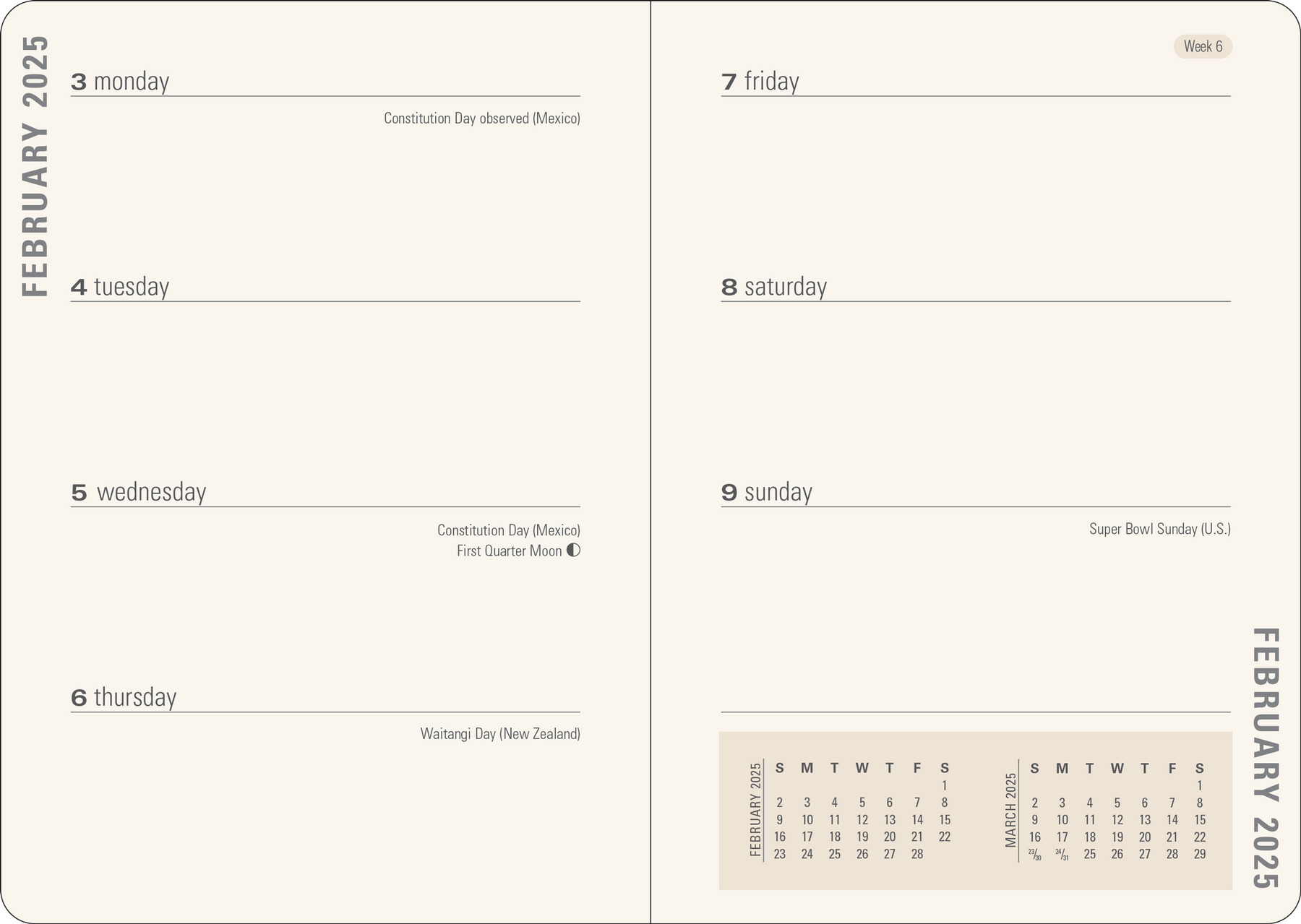 2025 Falling Blossoms Weekly Planner Peter Pauper Press