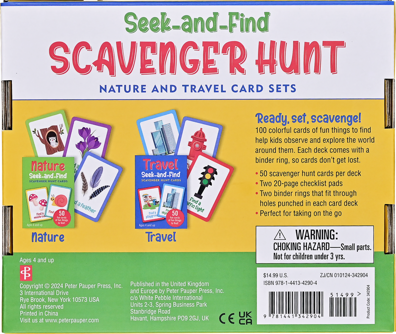 Seek-and-Find Scavenger Hunt Card Pack