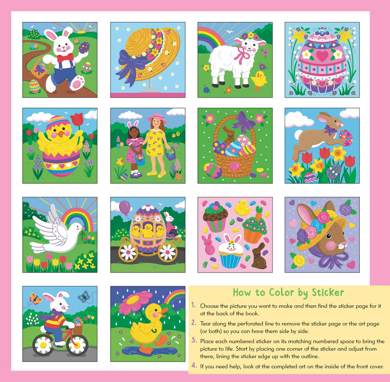 My First Color-by-Sticker Book - Easter