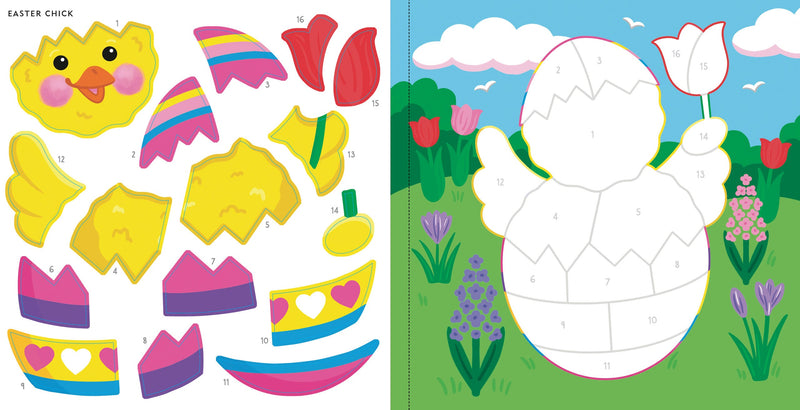 My First Color-by-Sticker Book - Easter