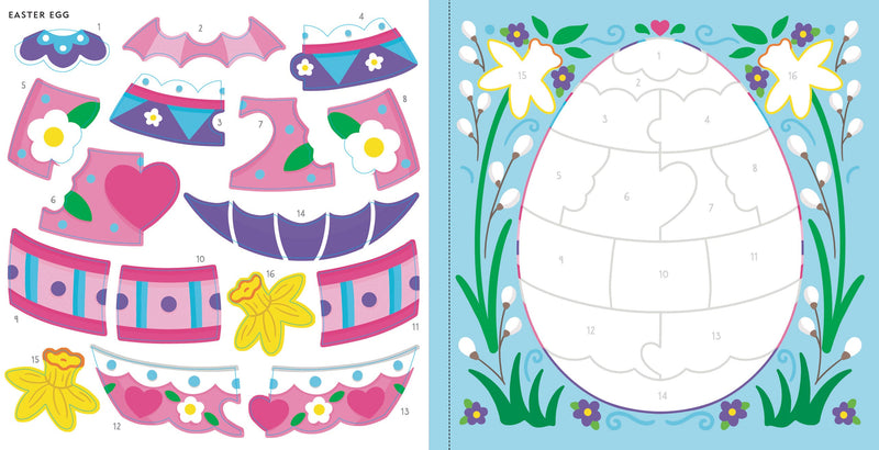 My First Color-by-Sticker Book - Easter