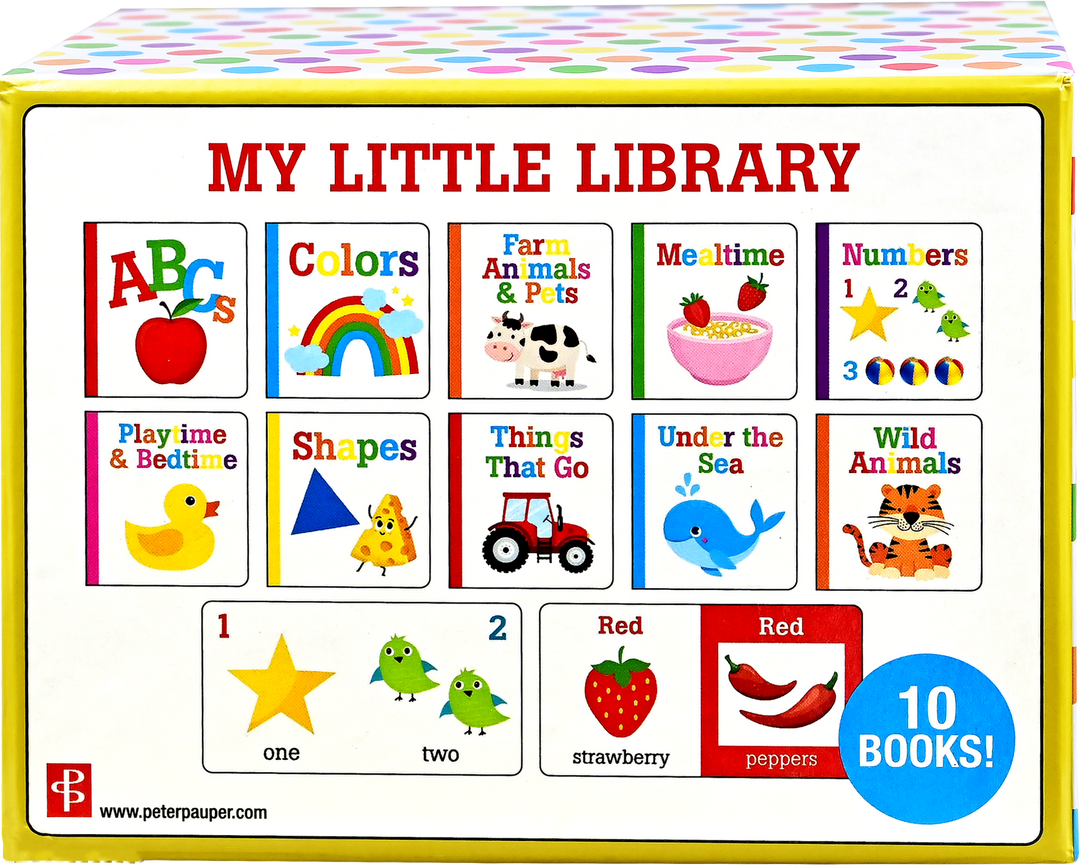 My Little Library (Set of 10 Board Books) – Peter Pauper Press