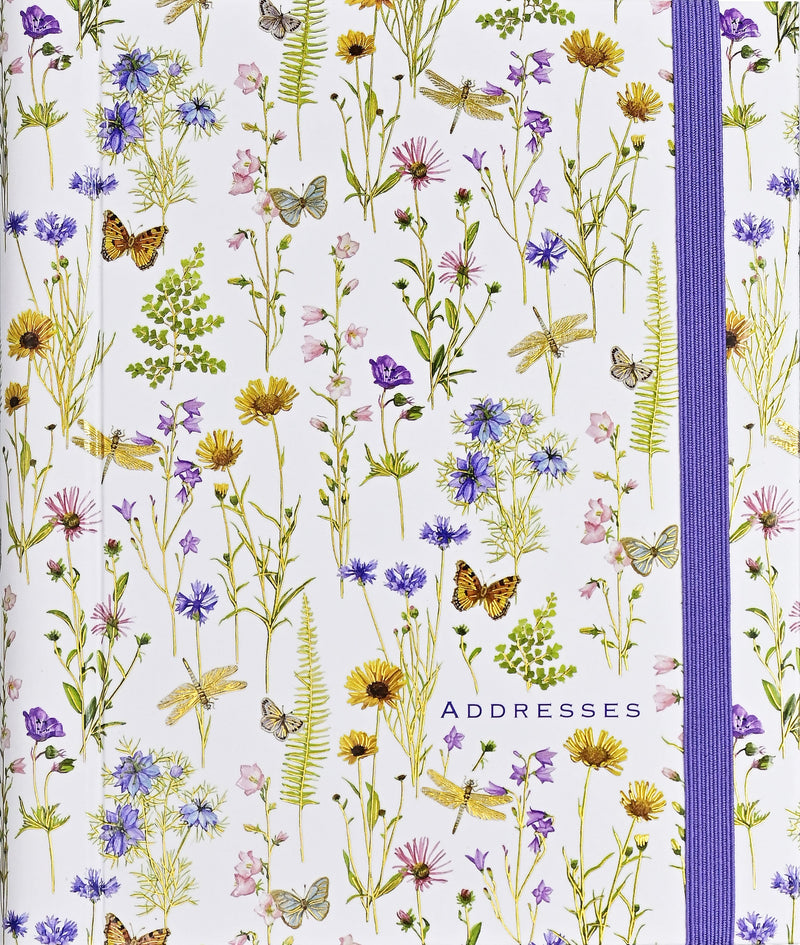 Wildflower Garden Large Address Book