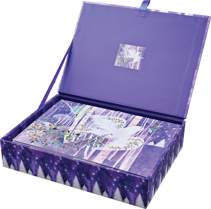 Watercolor Dove Deluxe Boxed Holiday Cards – Peter Pauper Press