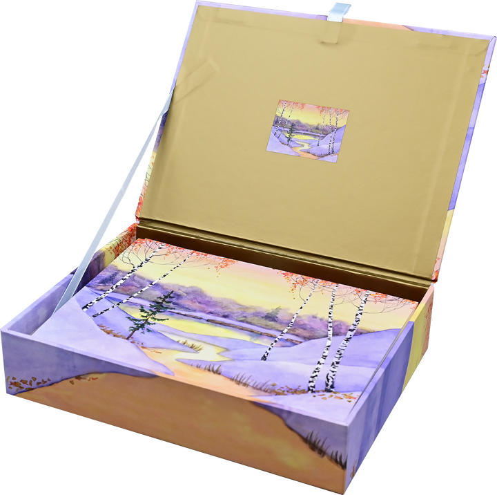 Winter Sunrise Deluxe Boxed Holiday Cards – Peter Pauper Press