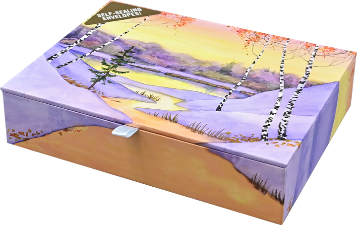 Winter Sunrise Deluxe Boxed Holiday Cards – Peter Pauper Press