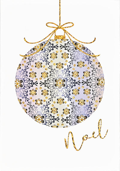 Filigree Ornament Small Boxed Holiday Cards