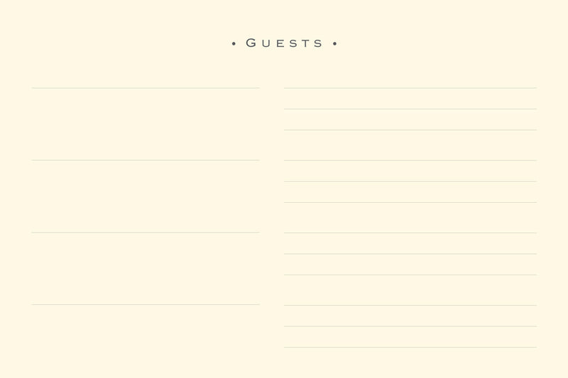 Midnight Guest Book