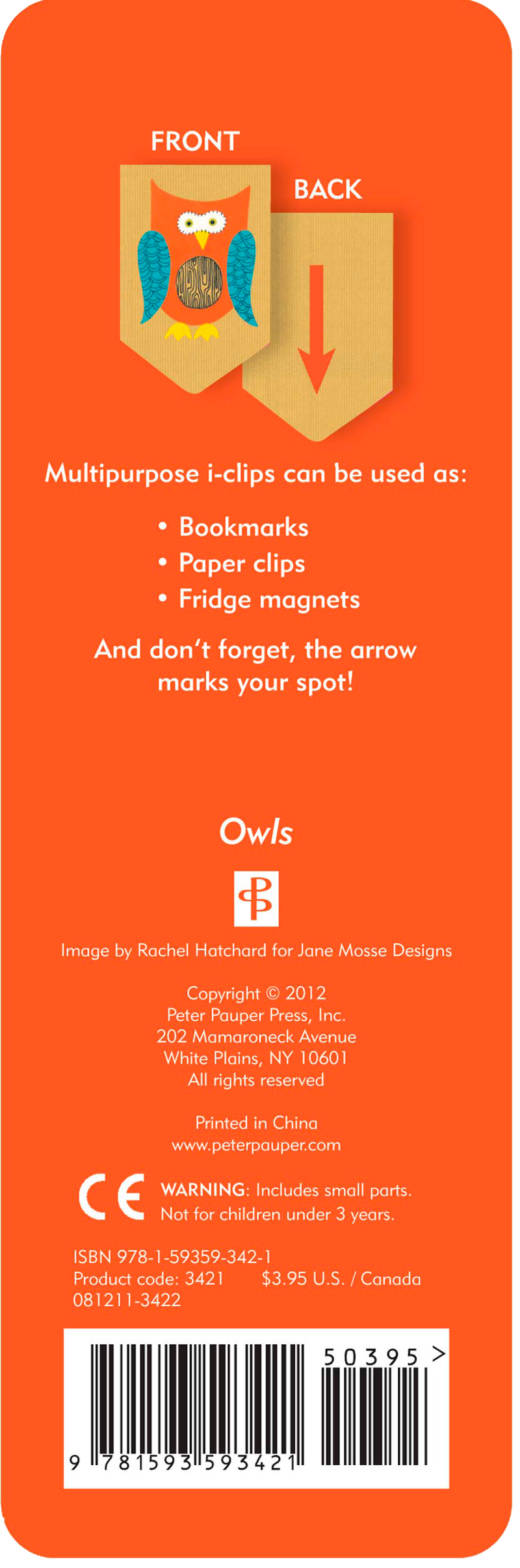 Owls i-clips Magnetic Page Markers